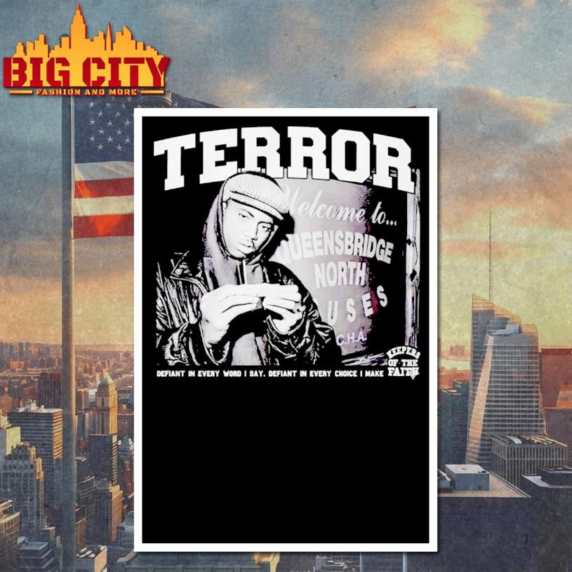 Terror Keepers Of The Faith Young Nas Photo The Bootleg Shirt