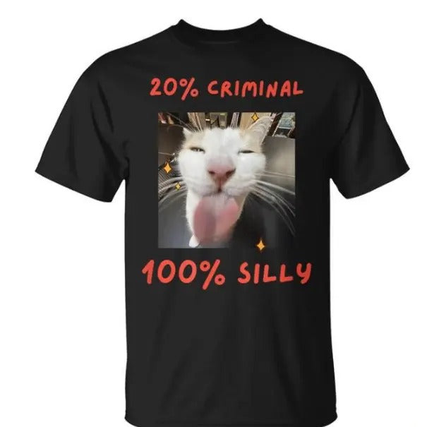 That Silly Cat Meme Funny Cat Shirt Silly T-Shirts