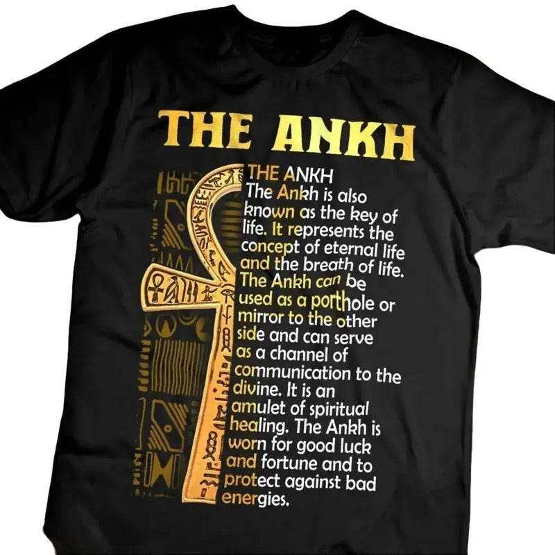 ANKH Definition Black History Black Black T-Shirts