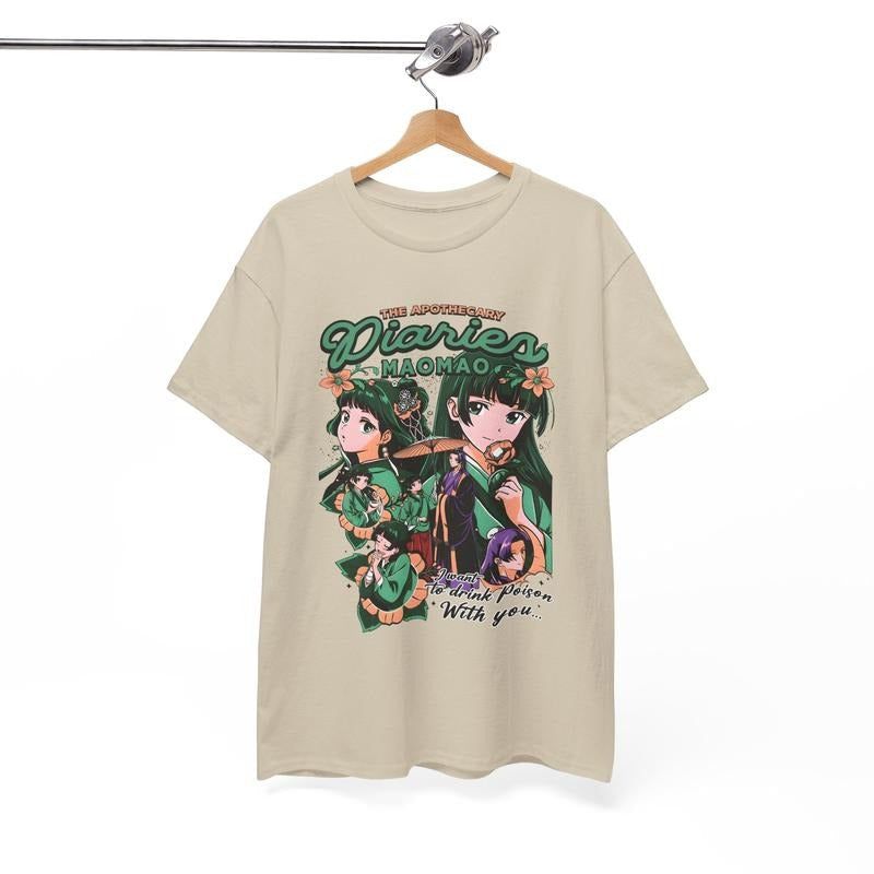 Apothecary Diaries MaoMao Jinshi Anime Shirt Kawaii Japanese Teesstyle{N002}10 T-Shirts