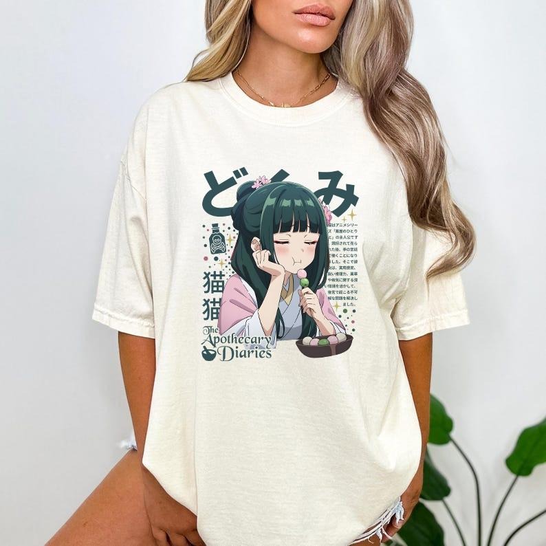Apothecary Diaries MaoMao Jinshi Anime Shirt Kawaii Japanese Teesstyle{N002}8 T-Shirts