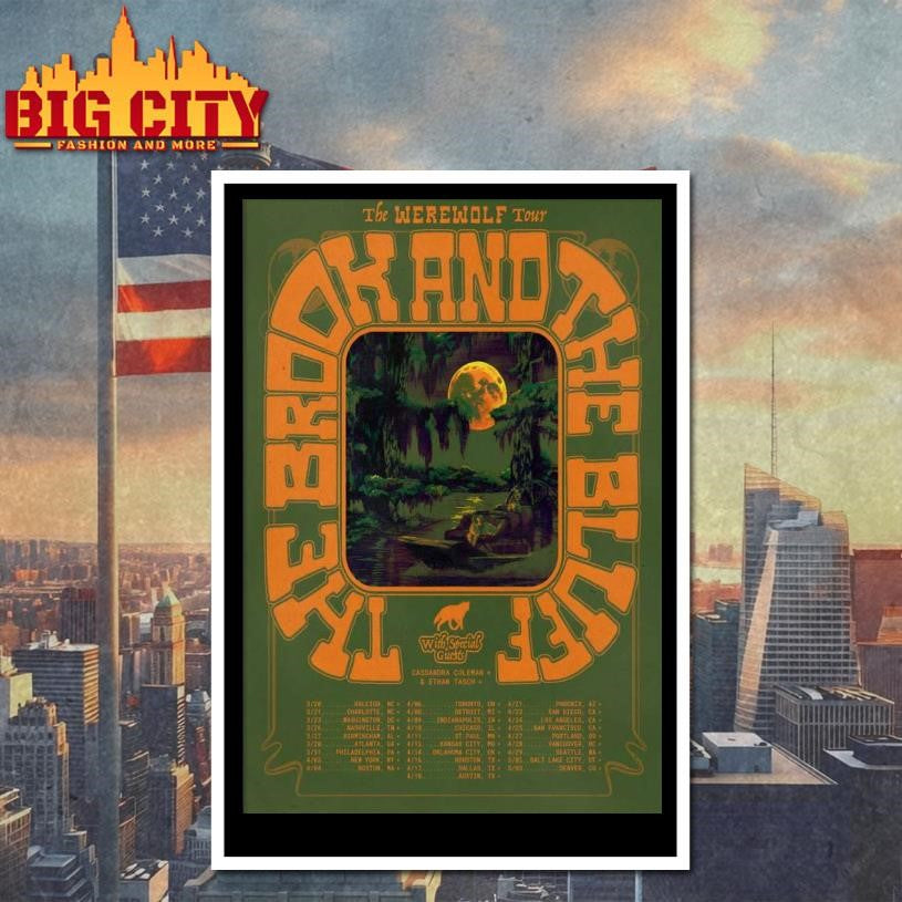 The Brook And The Bluff The Werewolf Tour 2026 Poster Shirt