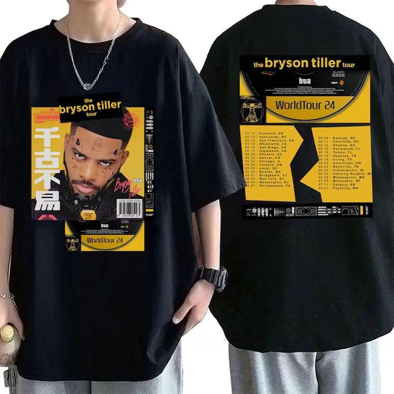 Bryson Tiller 2024 Tour Shirt Bryson Tiller Tour Shirt Best Price T-Shirts