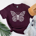 Cross Affirmation Screen Print Transfer T-Shirts