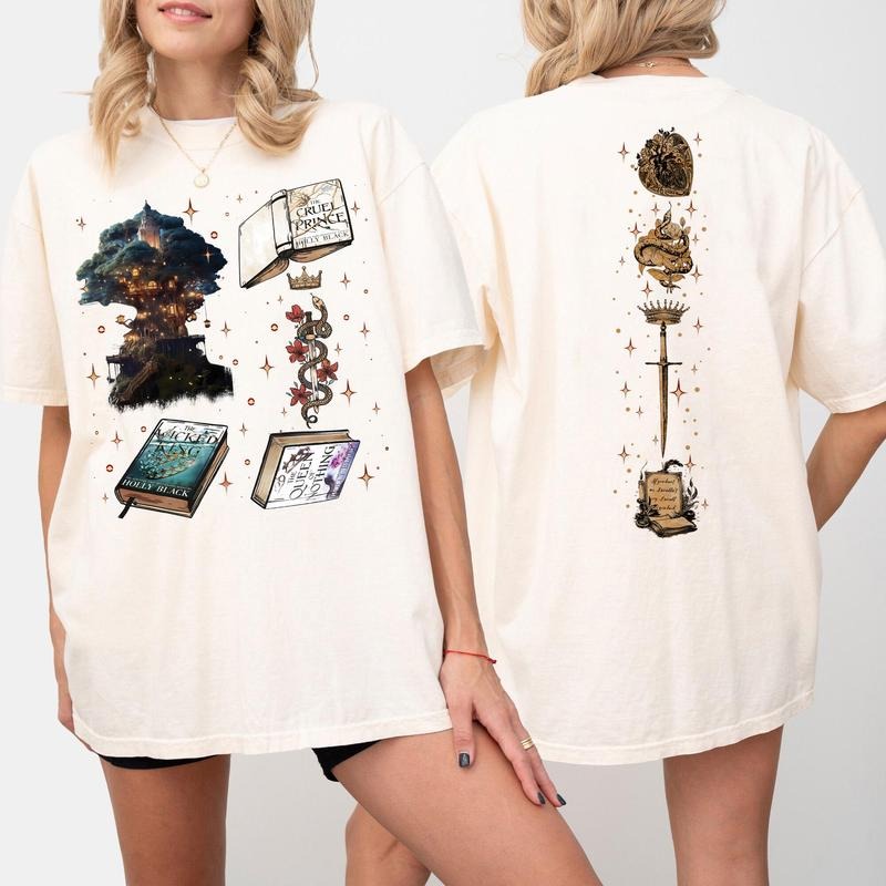 Cruel Prince Shirt Folk Air Shirt Cardan Greenbriar Bookish Dragon Rider Shirt Bookish Book Lover T-Shirts