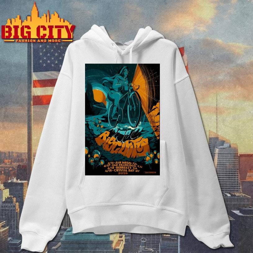 The Disco Biscuits Bicycle Day West Coast Tour April 2026 Poster Shirt