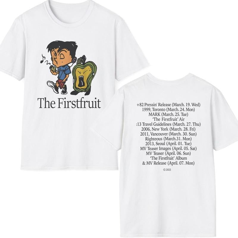 Firstfruit Two Sides Markk Lee Shirt 1999 Toronto March 24 Mon T-Shirts