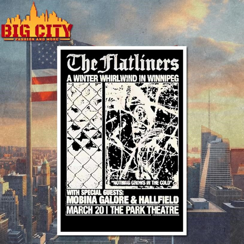 The Flatliners 3 20 2026 Winnipeg Canada Shirt