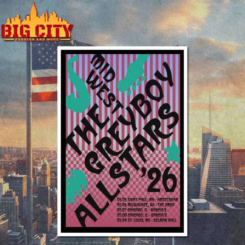 The Greyboy Allstars Midwest 2026 Tour Poster Shirt