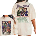 Hex Rock Band Music 2 Sides 2023 Tour Shirt Rock Band Music Spooky Season Shirt Bat Lovers Short Sleeve T-Shirts