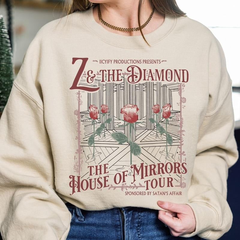 House Mirrors Tour Zade Meadows Haunting Adeline Hunting Adeline Bookish Bookish H.D. Carlton Shirt Stfuattdlagg Blackbird Soft Comfort Long Sleeves Fabric T-Shirts
