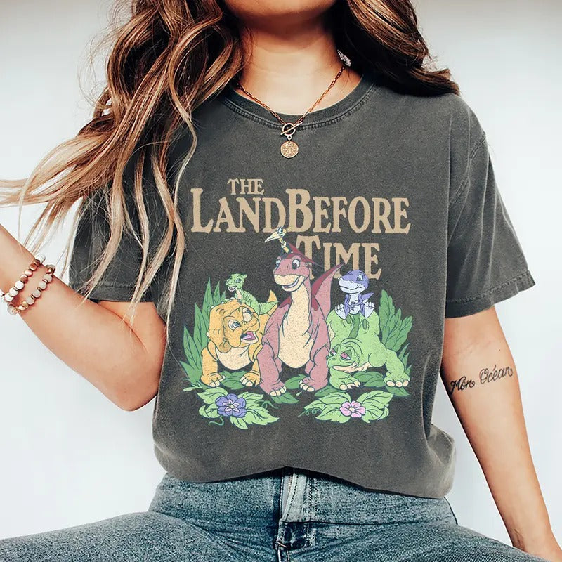 Land Before Time Pastel Dinosaur Friends Shirt Land Before Time Shirt Dinosaur Party T Shirt T-Shirts