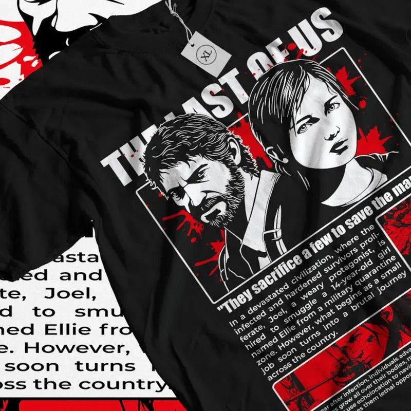 Last Us Part II Sizes Cotton T-Shirts