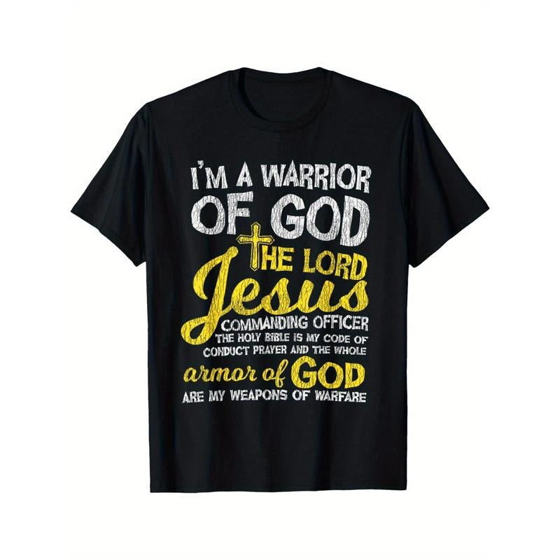 Lord Jesus Armor God Cross Faith Made USA T-Shirts