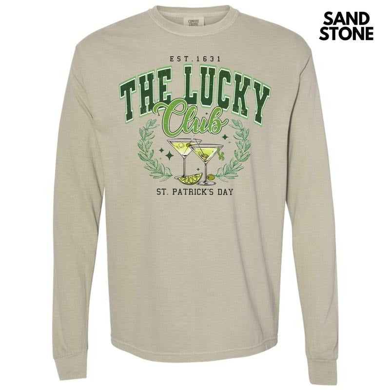 Lucky Club Long Sleeve Comfort Colors T-Shirts