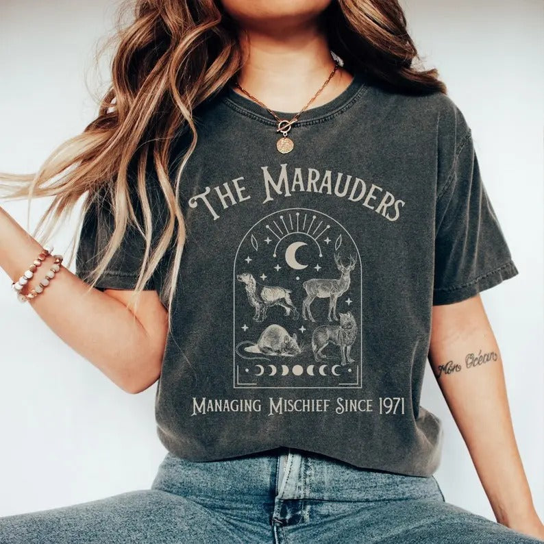 Marauders Shirt Wizard Shirt Bookish Shirt Fandom Shirt Magic Shirt Booktok T-Shirts