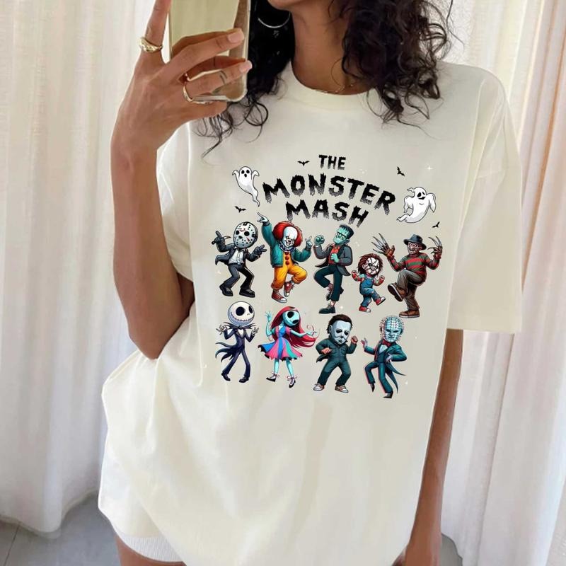 Monster Mash Shirt Hallowen Shirt Cute Fall Shirt Spooky Season T-Shirts