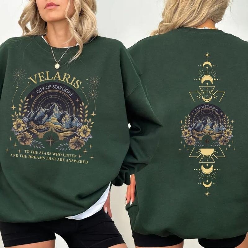 Night Court Shirt Sjm Velaris City Starlight Velaris Acotar T-Shirts