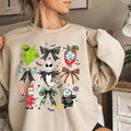 Nightmare Before Coquette Bows Jack Sally Halloween Shirt Jack Skellington Sally Oogie Boogie Lock Shock T-Shirts