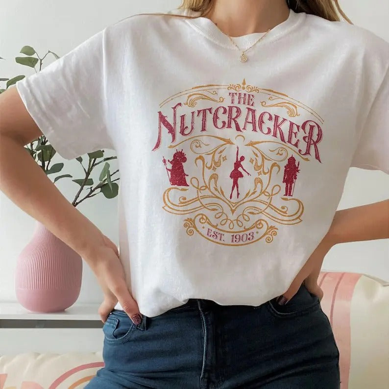 Nutcracker Season Shirt Sugar Plum Fairy Shirt Xmas Acotar Throne Glass T-Shirts