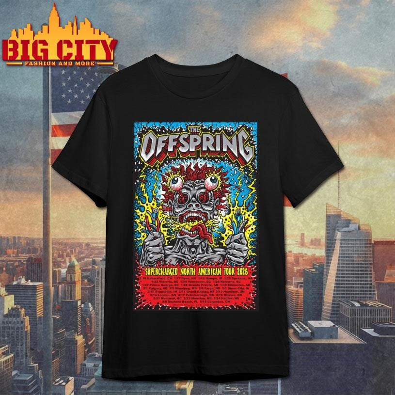 The Offspring Fall Tour 2026 Poster Shirt