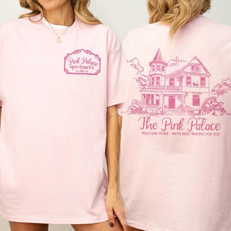 Pink Palace Apartment Shirt Pink Palace Cor.Ralinee Welcome Home Famous Horror Movies Horror Character Shirt Halloween T-Shirts