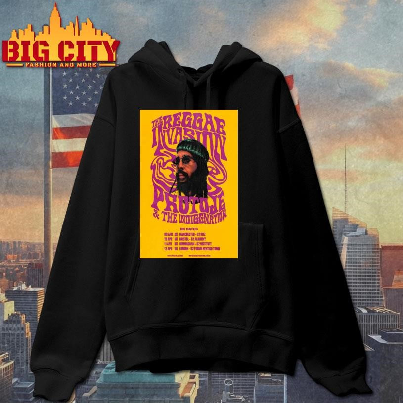 The Reggae Invasion Tour UK 2026 Poster Shirt