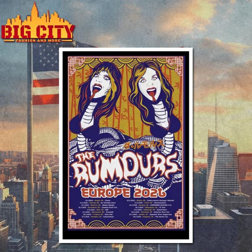 The Rumours Tour 2026 Europe Poster Shirt
