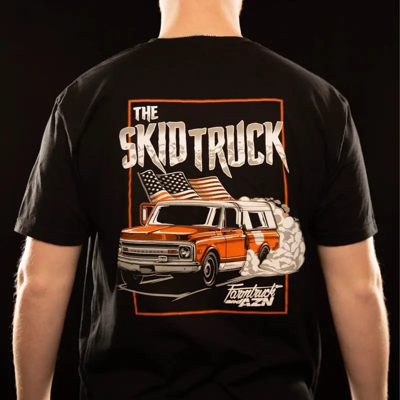 Skid Truck Vintage Shirts Cotton T-Shirts