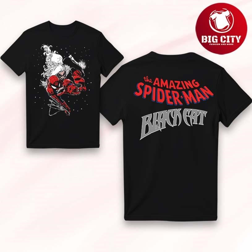 The Spidey &amp; Black Cat Two Sided Shirt