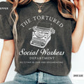 T0rtured Social Workers Department Funny Shirt Social Workers Funny Social Work Shirts School Social Worker T-Shirts