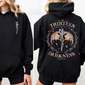 Thirteen Throne Glass 2 Sides Now Until Darkness Claims Us Shirt Fourth Wing Fastastic Reader Bookish T-Shirts