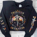 Thirteen Throne Glass Now Until Darkness Claims Us Bookish Fastastic Reader Fourth Wing T-Shirts