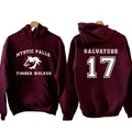 Vampire Diaries Inspired Mystic Falls Salvatore 17 Front Back Vampire Diaries Hot Trend T-Shirts