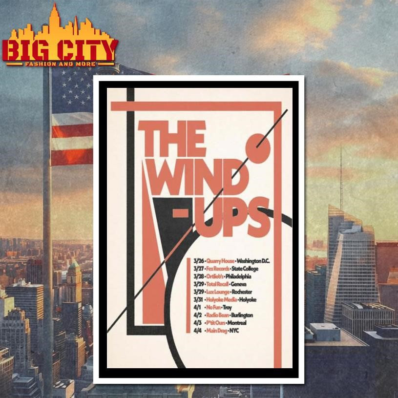 The Wind-Ups Spring Tour 2026 Poster Shirt