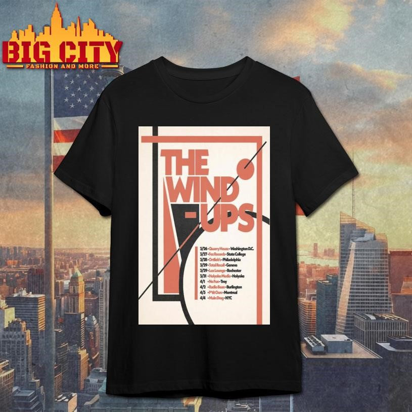 The Wind-Ups Spring Tour 2026 Poster Shirt