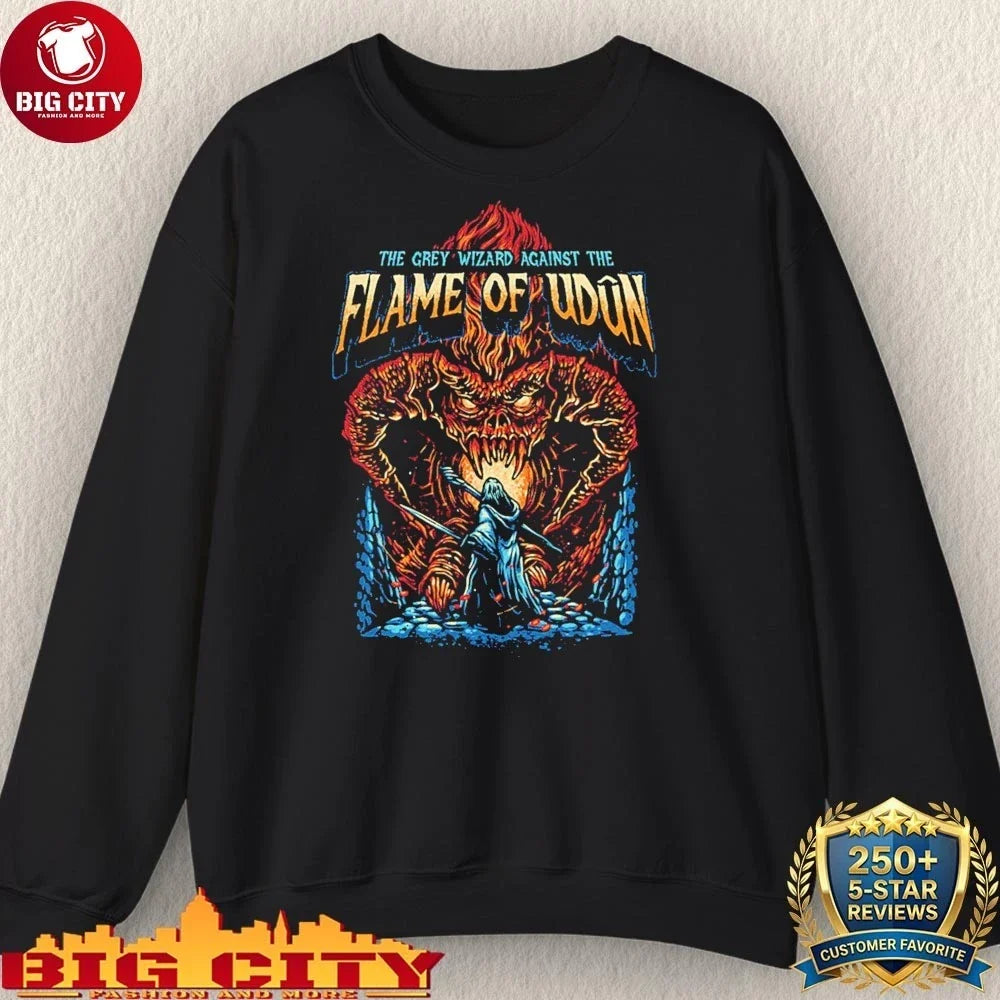 The grey Wizard Against The Flame of udun Shirt