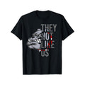 They Not Like US Funny Bulldog American Football Game Day Classic Cotton Timeless Staple Dad Mom Friends Made USA T-Shirts