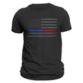 Thin Blue Red Flag 2.0 T-Shirts