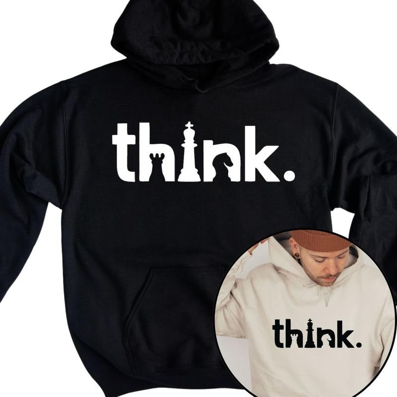 Think Think Chess Matching Chess Player T-Shirts