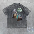 Three Possums Howling Moon Vinatge Shirt Retro Opossum Lover Funny Possum T-Shirts