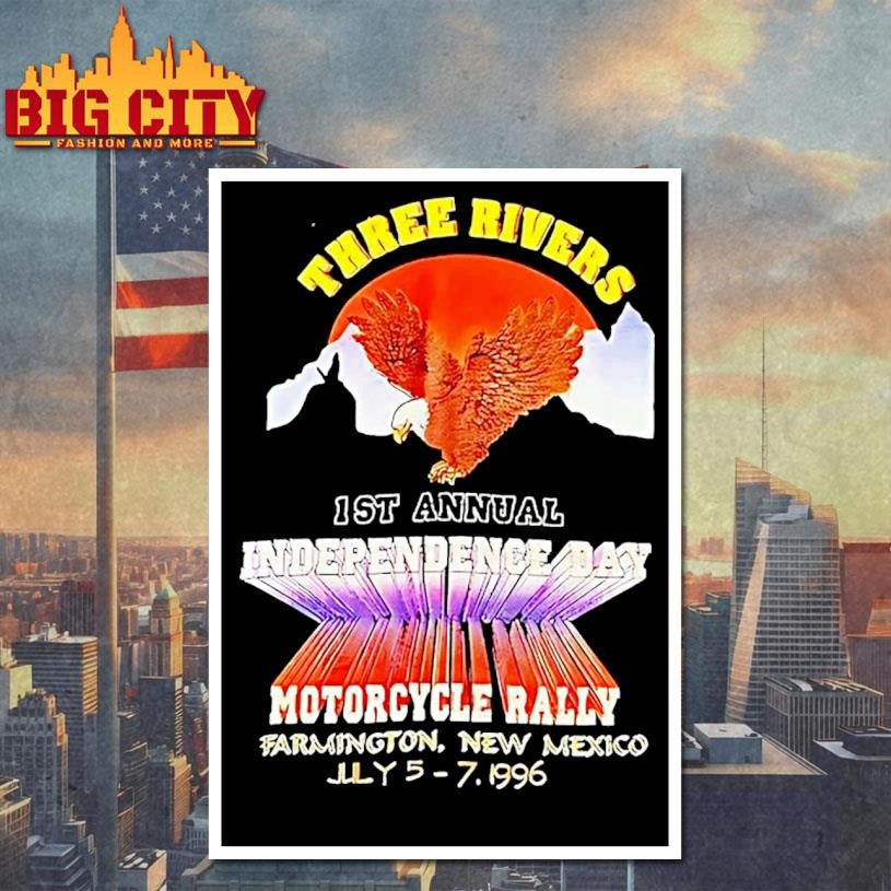 Three Rivers 1st Annual Independence Day Motorcycle Rally Shirt