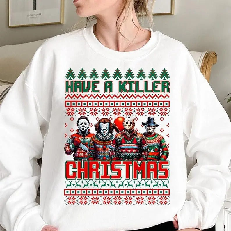 Thug Life Ugly Charact Xmas Charact Funny Thief Movie T-Shirts