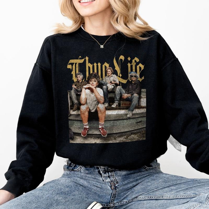 Thuuug L1fe Golden T-Shirts