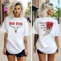 Ticket Shiit Show Shirt K0e Wetzel Shirt K0e Wetzei High R0ad Both Sided Country Music Summer Music Festival Casual T-Shirts