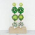 Tiered Clover Seed Bead Earrings *Final Sale* T-Shirts