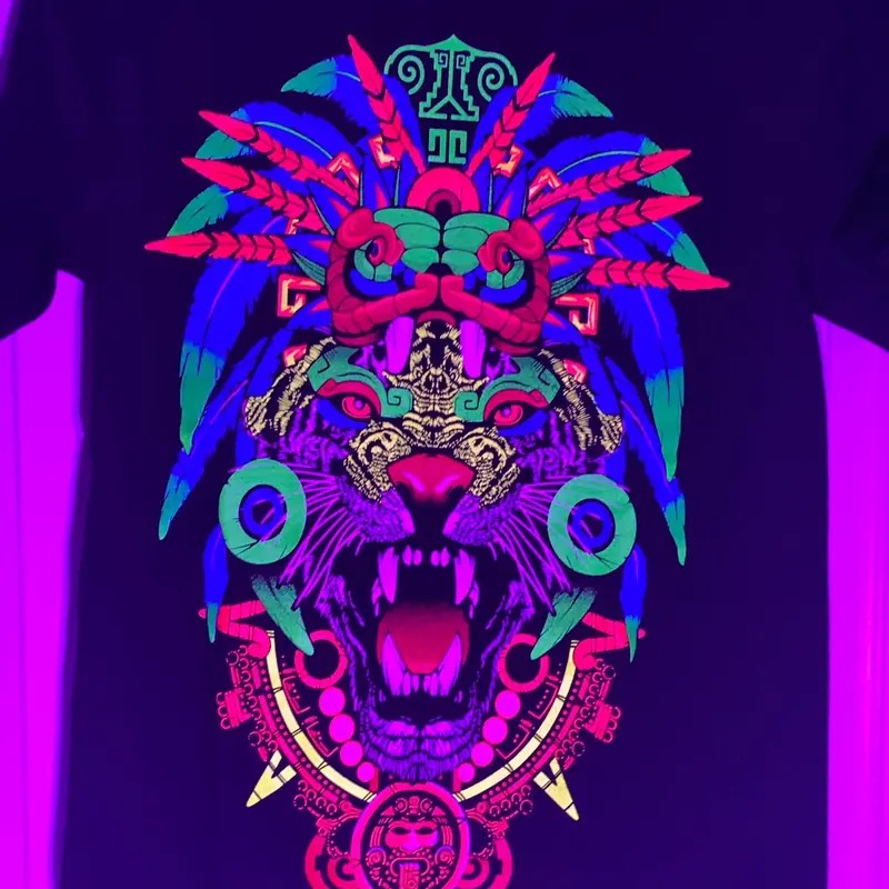 Tigre Con Penacho Cotton T-Shirts