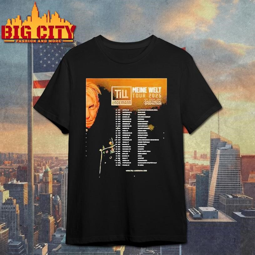 Till Lindemann Meine Welt Tour 2025 Shirt