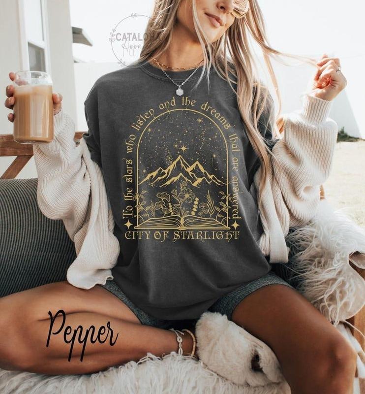 Stars Who Listen Dreams That Are Answered Shirt ACOTAR Book Lover Court Mist Fury Shirt Acomaf T-Shirts