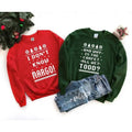 Todd Margo Ugly Why'S Carpet Wet Todd I Don'T Know Margo Couple T-Shirts